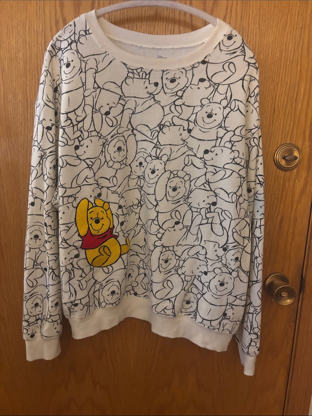 Cream Winnie the Pooh Graphic Sweater